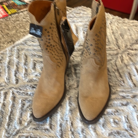 6. Dan Post Suede Stud Boots. New with tags from Sundance. - Picture 13 of 15